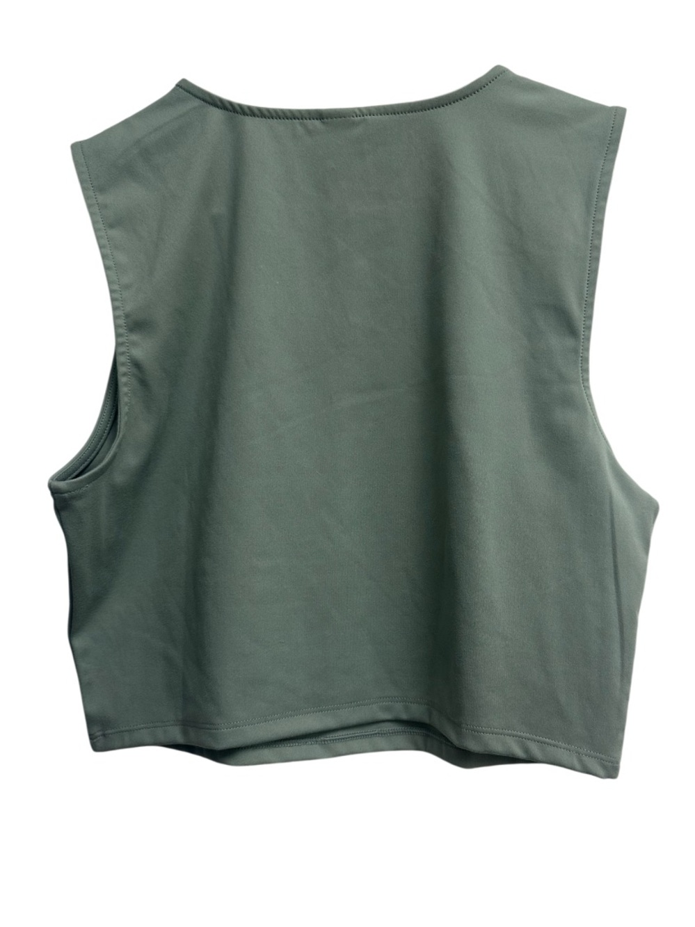 Yogalicious | Pure Cloud Nicky Muscle Tank Sage Green Cropped Workout Top Size L - Picture 3 of 3
